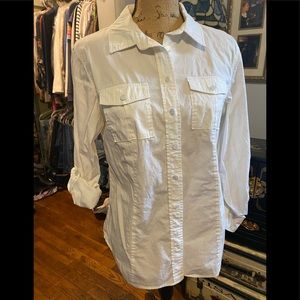 Michael Kors light weight cotton button up shirt.